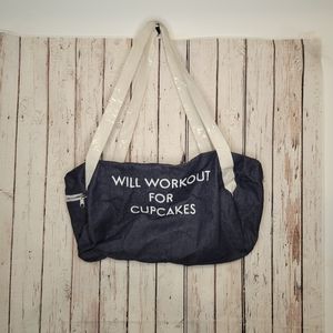 Will Workout For Cupcakes Gym Bag